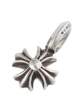 Chrome Hearts Stack CH Plus V2 CH Charm Silver Necklace Top